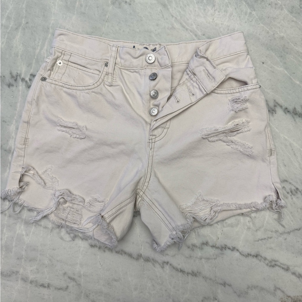 We The Free Light Denim Jean Shorts